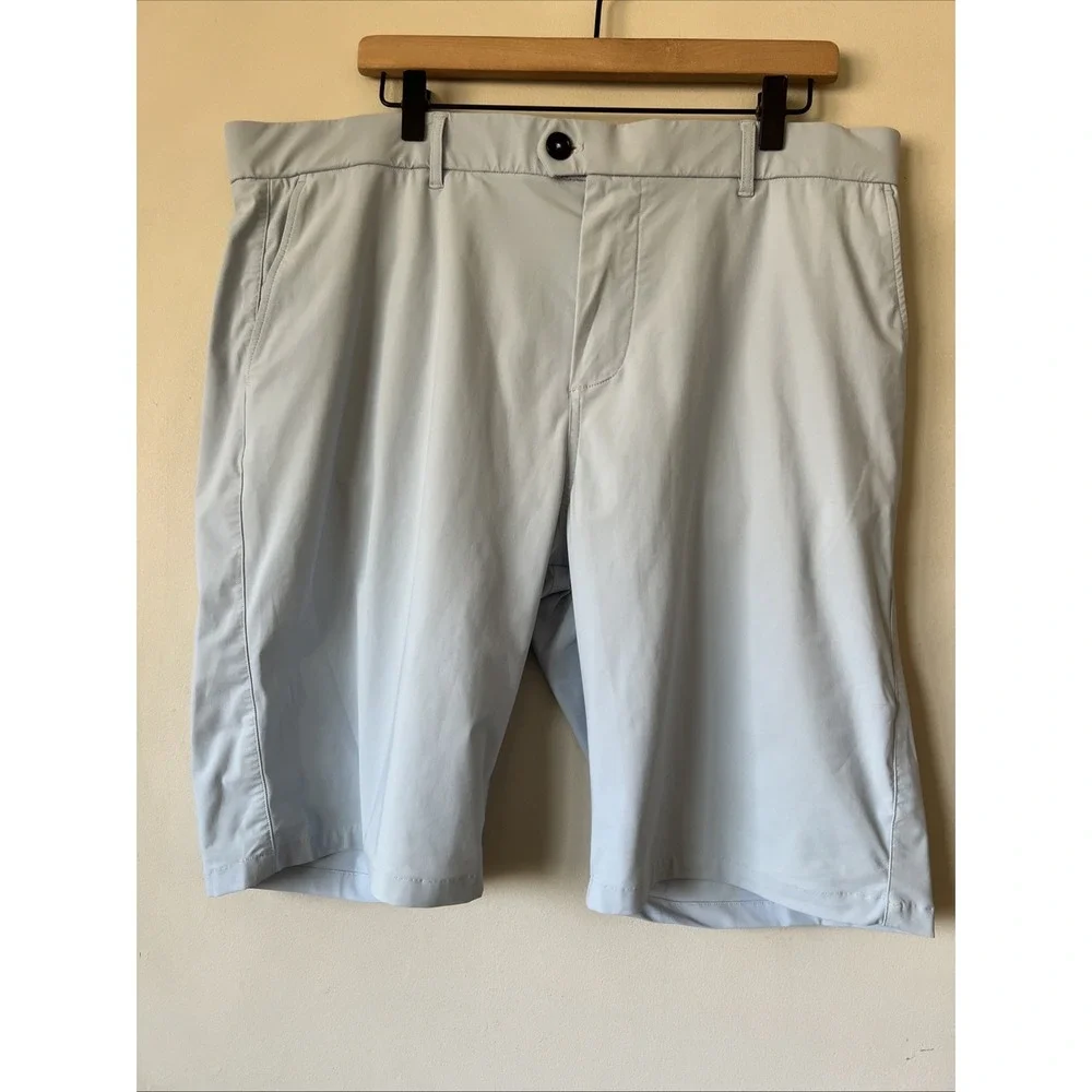 Greyson Montauk Golf Performance Shorts Light Blue Men's Size 40 10